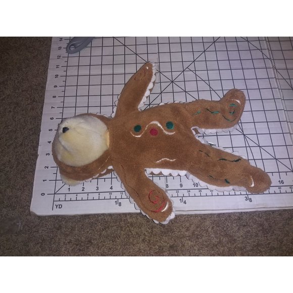 Eddie Bauer Gingerbread Bear Stuffed Plush Holiday 13 Inch Plush Toy - Picture 6 of 6